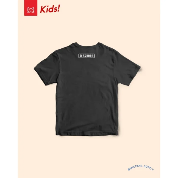 Lokomotif Uap D52 (Glow in the dark) | Kaos Anak Kereta Api